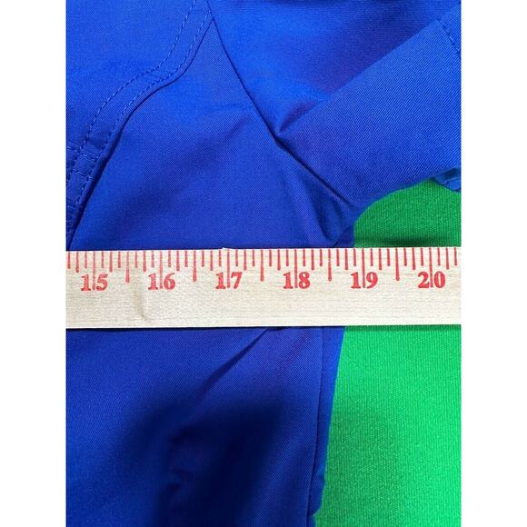 Scrubstar Ultimate Scrub Top Women’s Small Blue Short Sleeve Pockets - Picture 7 of 14